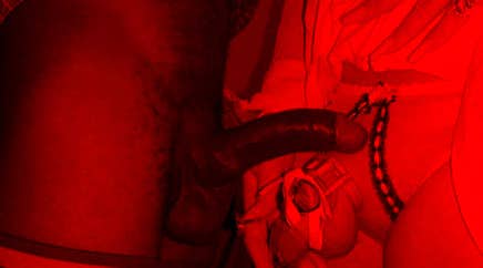 Cocu nettoie Chastity  o tel rose sm esclave en cage l&egrave;che nettoie ma chatte gangbang&eacute;e pleine de sperme